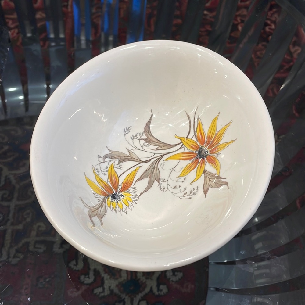 Brown Eyed Susan Oval Serving Dish
